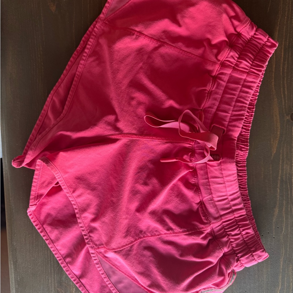 lululemon athletica Bright Pink Athletic Shorts